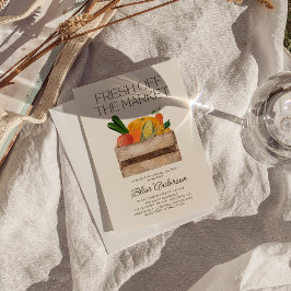 Fresh off Market Brautparty Einladung