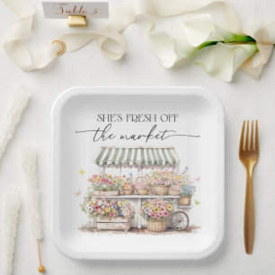 Fresh off Market Brautparty Pappteller