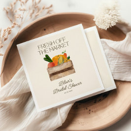 Fresh off Market Brautparty Serviette