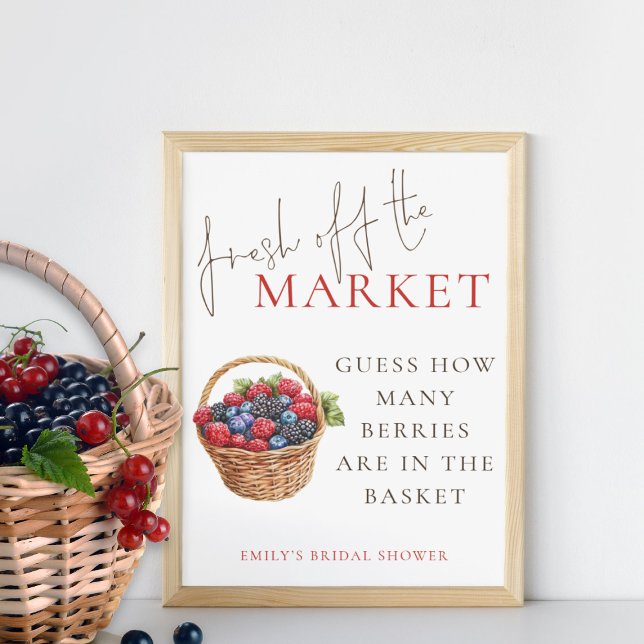 Fresh off Market Guess Wie viele Brautparty Poster (Von Creator hochgeladen)