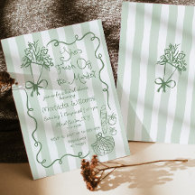 Fresh off Market Handgezogenes Brautparty