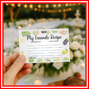 Fresh off Market Mein Lieblingsrezept Begleitkarte