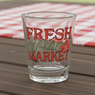 Fresh Off Market - Personalisiert Modernes Bridal Schnapsglas