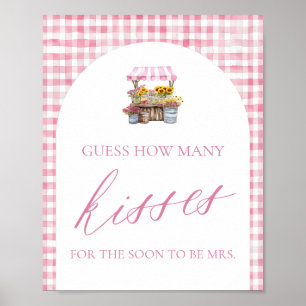 Fresh off Market rät, wie viele Küsse unterschreib Poster