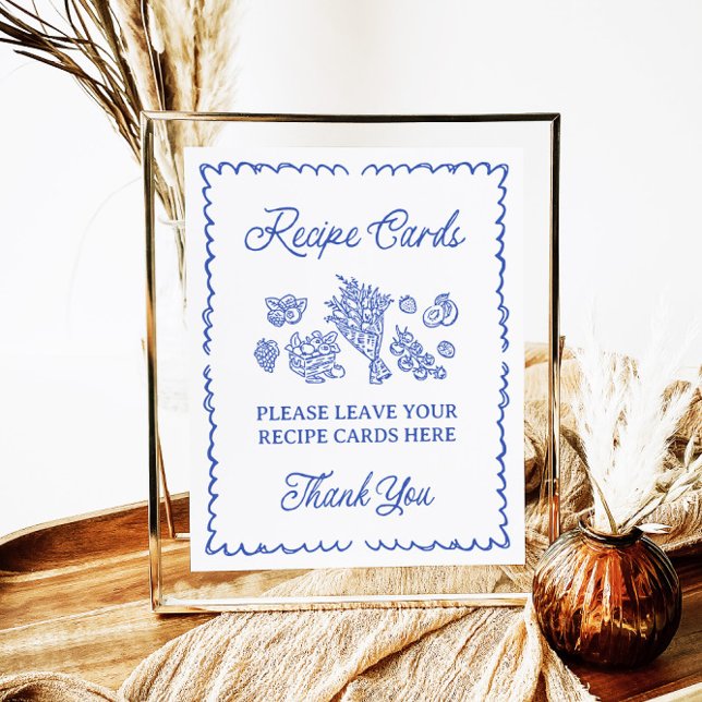 Fresh off Market Rezept Cards Duschzeichen Poster (Von Creator hochgeladen)