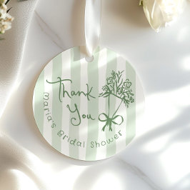 Fresh off Market Whimsical Green Hand Drawing Geschenkanhänger