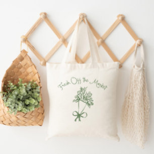 Fresh off Market Whimsical Sage green Bouquet Tragetasche
