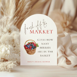 Fresh off of Market Guess Game Brautparty Arch Einladung