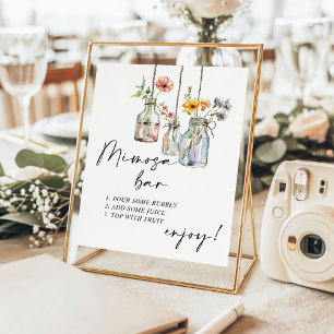 Fresh-Off-The-Market-Blumenposter Mimosa-Bar-Plaka Poster