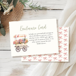 Fresh off the Market Brautparty Begleitkarte