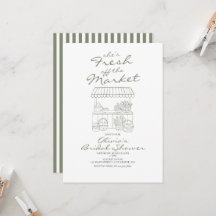 Fresh off the Market Bridal Shower