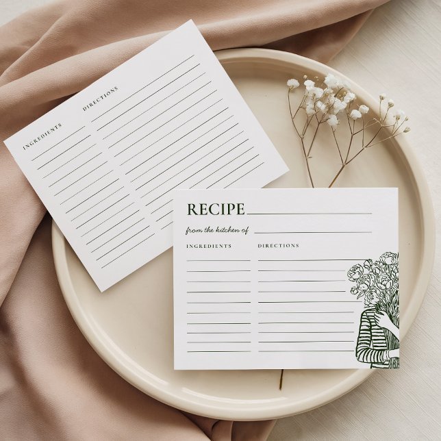 Fresh Off The Market Bridal Shower Recipe Card (Von Creator hochgeladen)