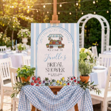 Fresh Off The Market Bridal Shower Welcome Sign
