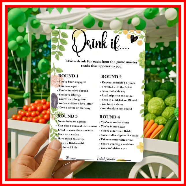 Fresh off the Market Drink wenn Brautparty Game (Von Creator hochgeladen)