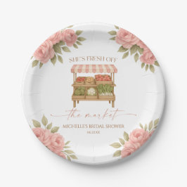 Fresh Off The Market Farmer's Market Brautparty Pappteller