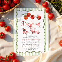 Fresh Off the Vine Tomaten-Brautjungfernparty