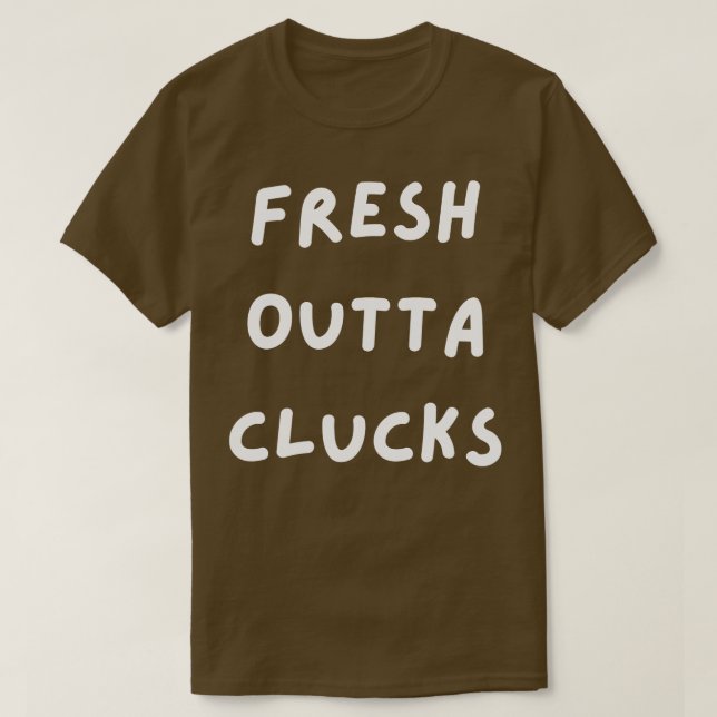 Fresh Outta Clucks Funny Typografy Osterfest Pub 1 T-Shirt (Design vorne)