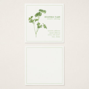 FRESH PARSLEY 2,5 Square Visitenkarte