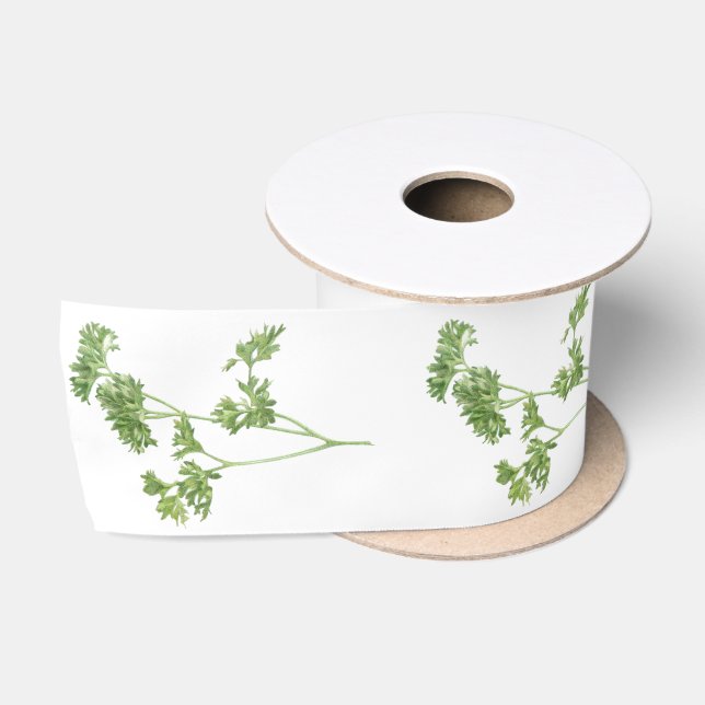 FRESH PARSLEY 3" Breitseitiges Satinband (Spule)