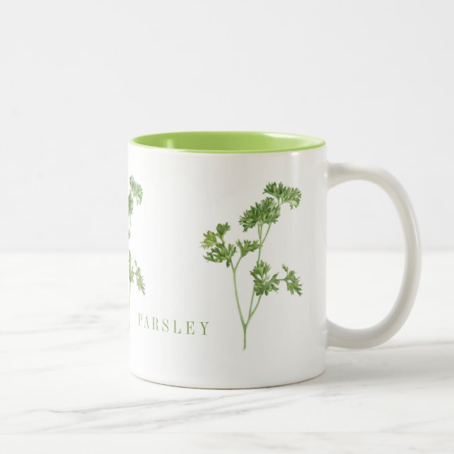FRESH PARSLEY Limone Zwei-Tonen-Tasse Zweifarbige Tasse (Rechts)