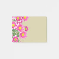 Fresh Pink Daisy Blume Border