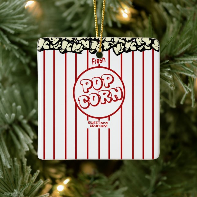 Fresh Popcorn Keramikornament (Baum)