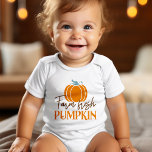 Fresh Pumpkin Baby Strampler<br><div class="desc">Bauernhof Fresh Pumpkin Fall Design.</div>