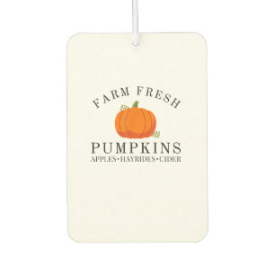 Fresh Pumpkins Äpfel Hayrides Cider Thanksgi Autolufterfrischer