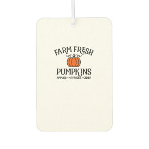 Fresh Pumpkins Äpfel Hayrides Cider Thanksgi Autolufterfrischer