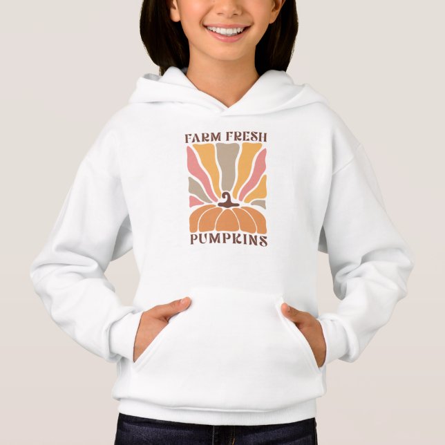 Fresh Pumpkins Kids Hoodie (Vorderseite)