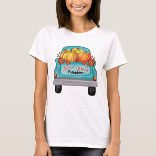 Fresh Pumpkins Vintag Truck T-Shirt