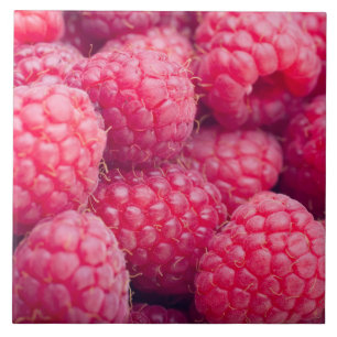 Fresh raspberries fliese