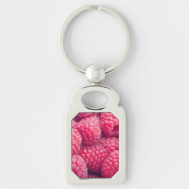 Fresh raspberries schlüsselanhänger (Vorderseite)