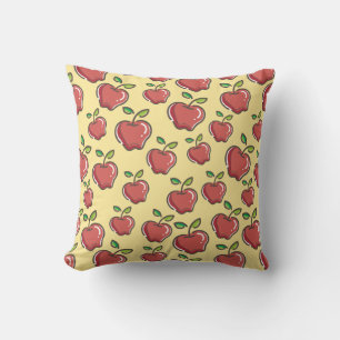 Fresh Red Apple Throw Pillow Kissen