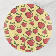 Fresh Red Apple Trinket Tray