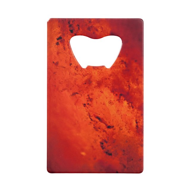 Fresh Red Hot Lava Geldkarten Flaschenöffner (Vorderseite)