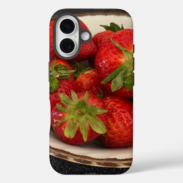 Fresh Red Juicy Strawberries Case-Mate iPhone Hülle (Rückseite)