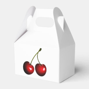 Fresh Red Sweet Cherries Geschenkschachtel