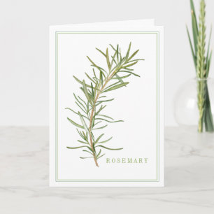 FRESH ROSEMARY Grußkarte Karte