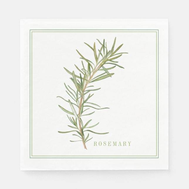 FRESH ROSEMARY Standard Luncheon Paper Napkins Serviette (Vorderseite)