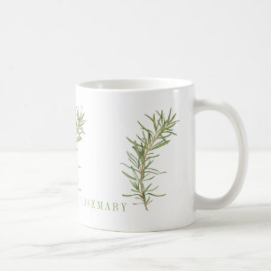 FRESH ROSEMARY White Tasse