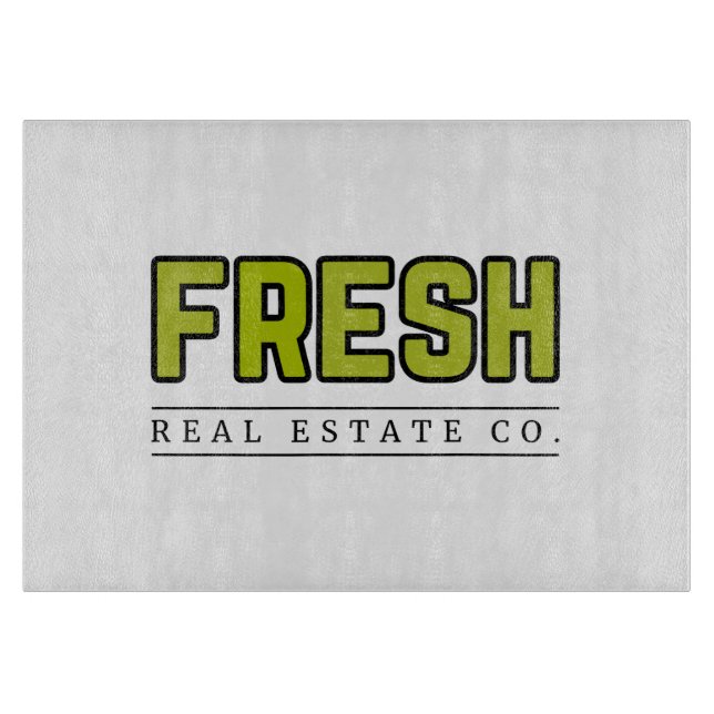 FRESH Schneidbrett (Glas) Schneidebrett (Vorderseite)