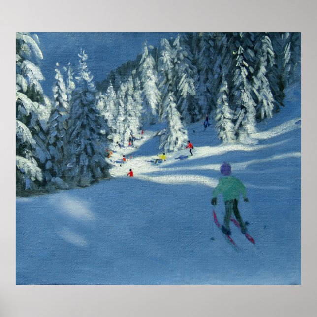 Fresh Snow Morzine Frankreich Poster (Vorne)