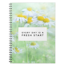 Fresh Start Spiral Foto Notebook