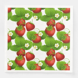 Fresh Strawberry Serviette