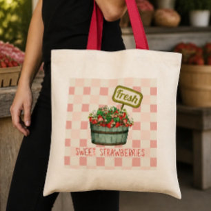 Fresh Sweet Strawberries Tasche