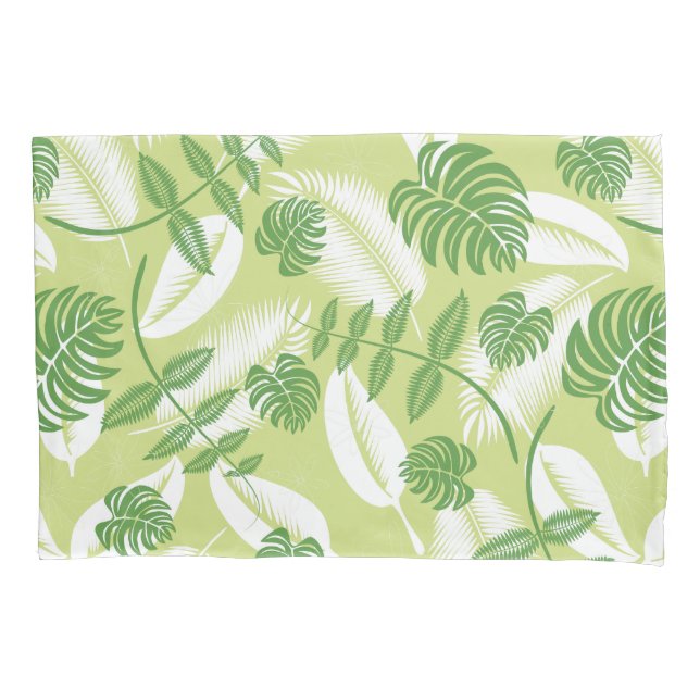 Fresh Tropical Palm Leaf Kissenbezug (Vorderseite)