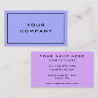 Fresh Two Colors - Elegante Berufliche Moderne -