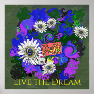 Fresh Vivid Colorful Fun Happy Poster