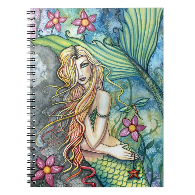 Fresh Water Mermaid Notebook Notizblock (Vorderseite)